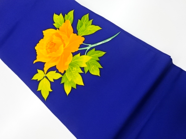 JAPANESE KIMONO / VINTAGE NAGOYA OBI / SHIOZE / FLOWERS